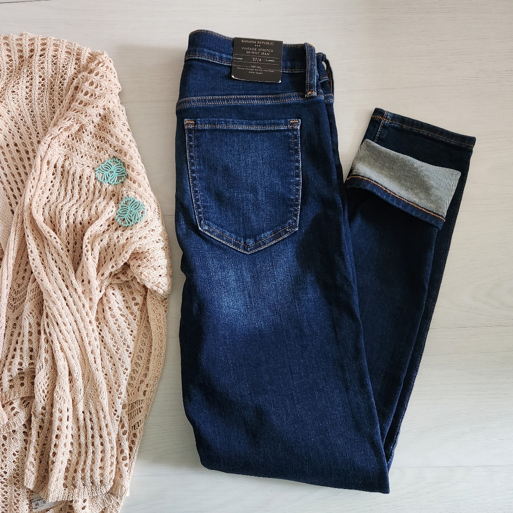 Banana Republic Factory Vintage Stretch Skinny Jeans